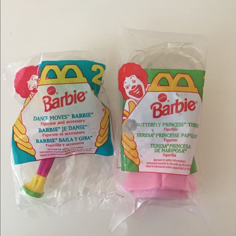 McDonald's Happy Meal Toy 1994 Butterfly Princess Teresa Dance Moves Barbie
